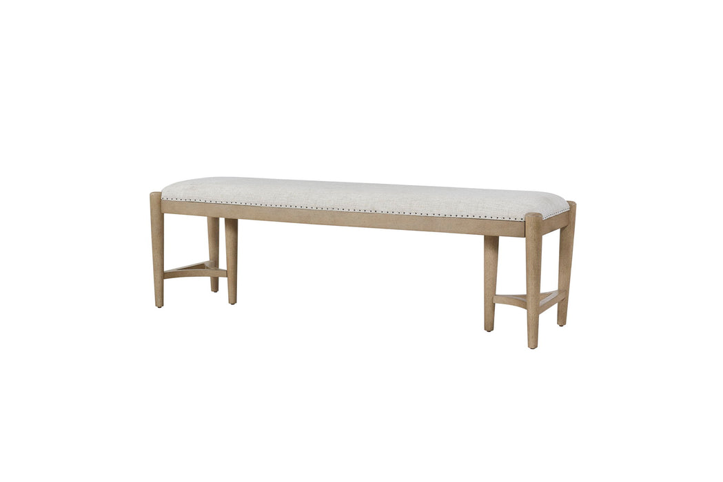 Citrus Heights - Bench - Sand / Pearl Silver