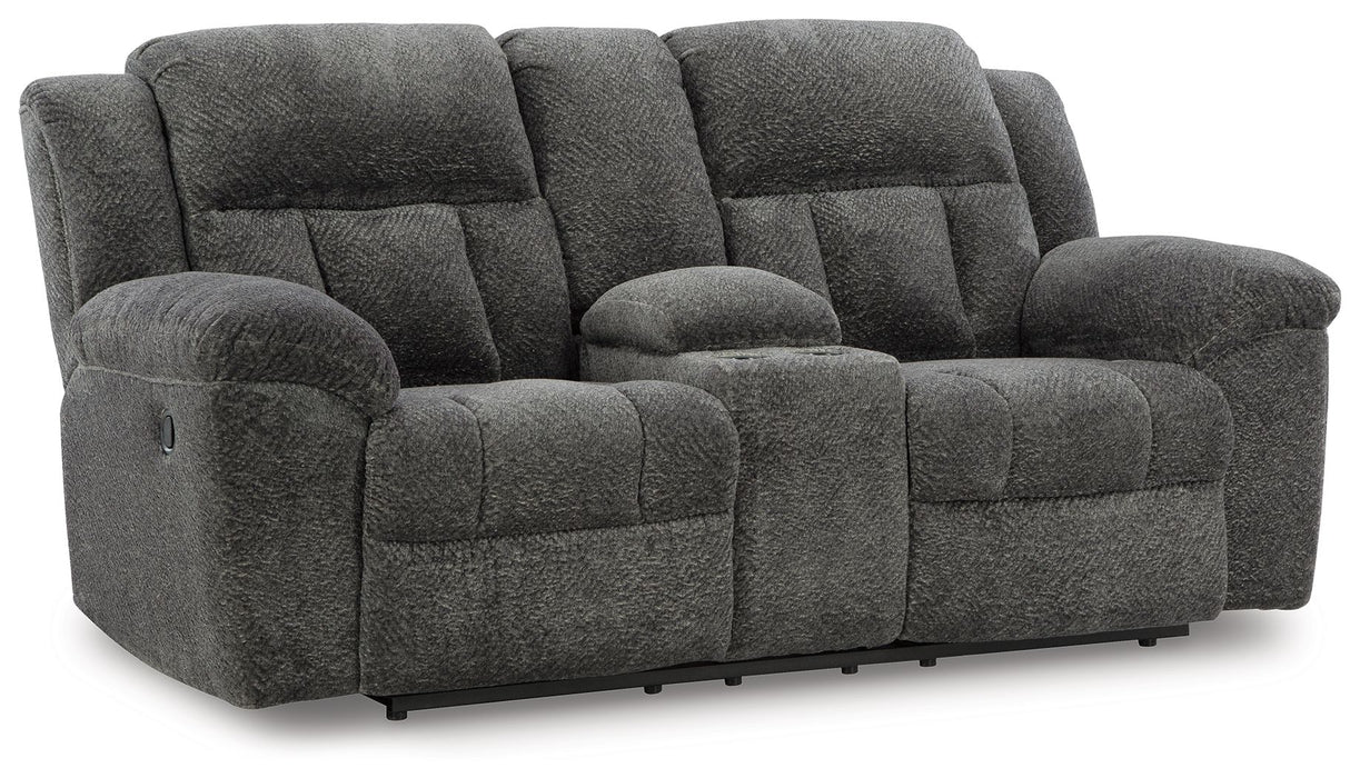 Frohn - Dbl Reclining Loveseat With Console