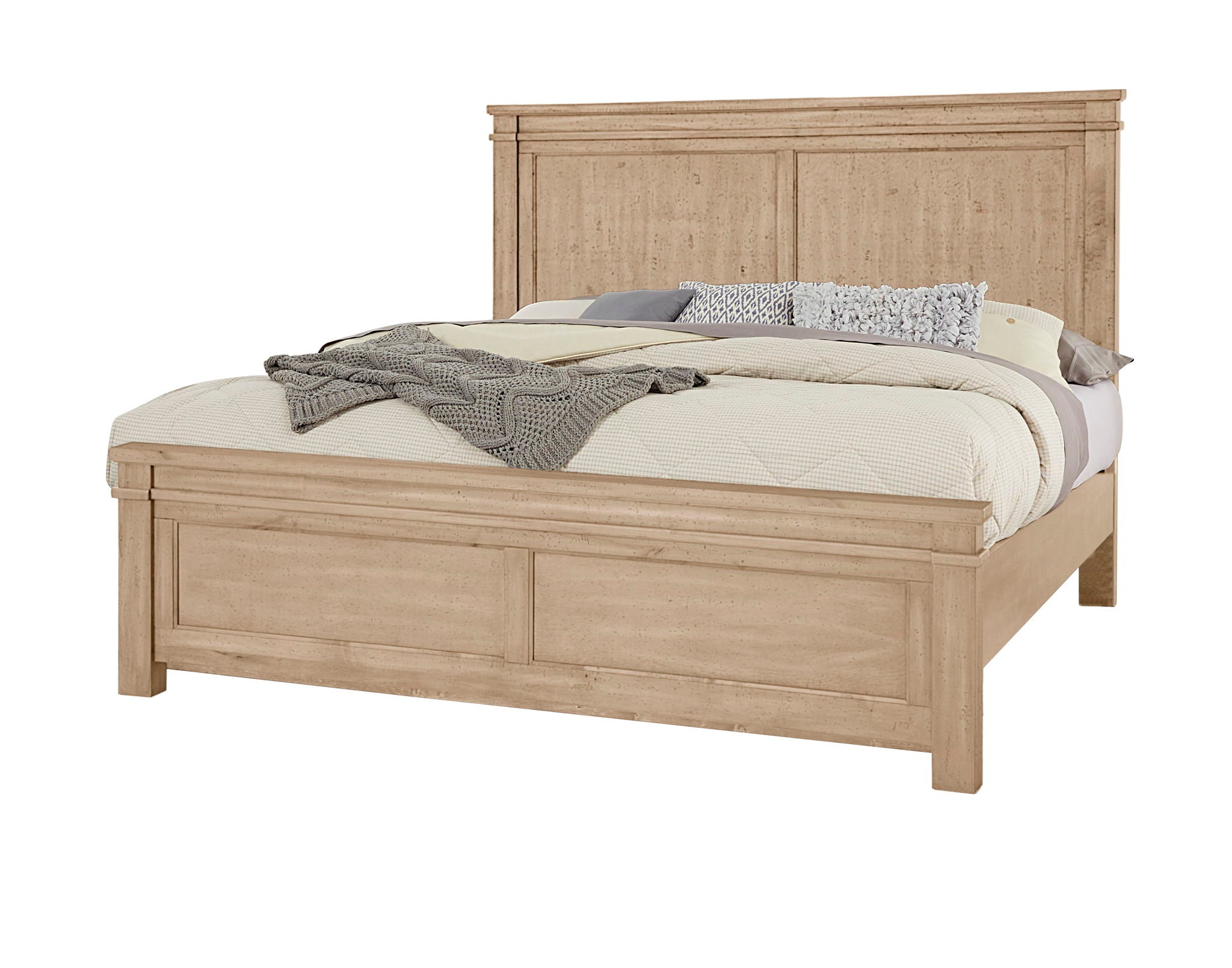 Cool Rustic - Mansion Bed - Clear Maple