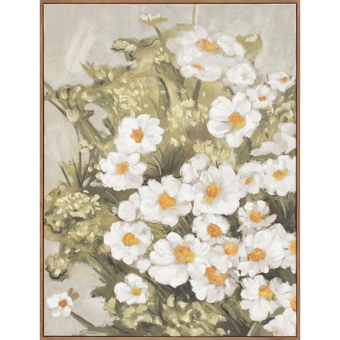 Widflowers - Canvas Art - Beige