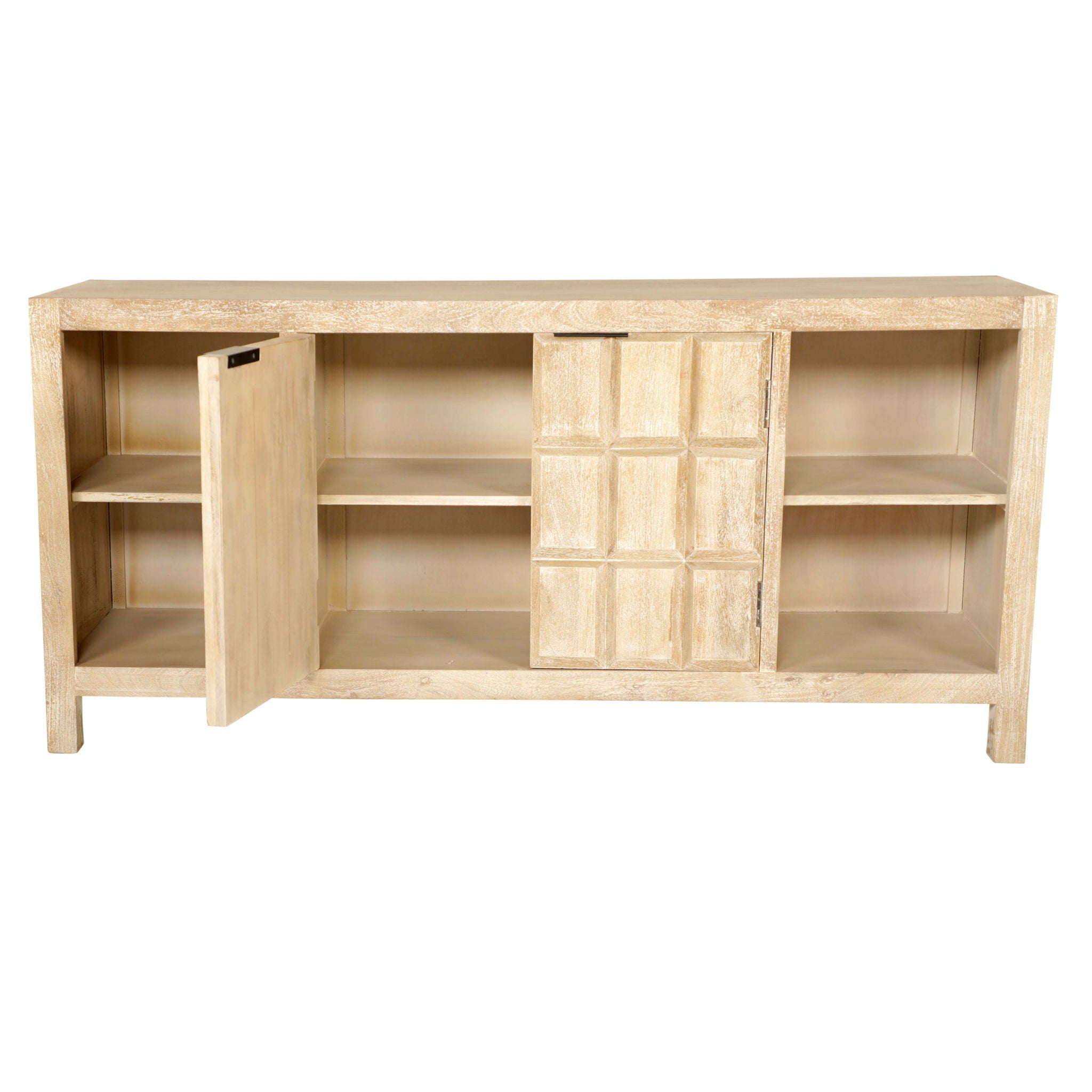 Laguna - 64" Console - Bleached Natural