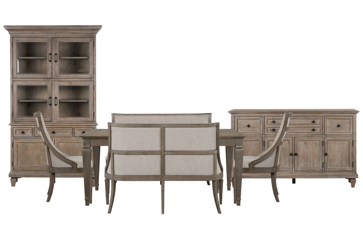 Lancaster - 7 Piece Extendable Rectangular Dining Table Set