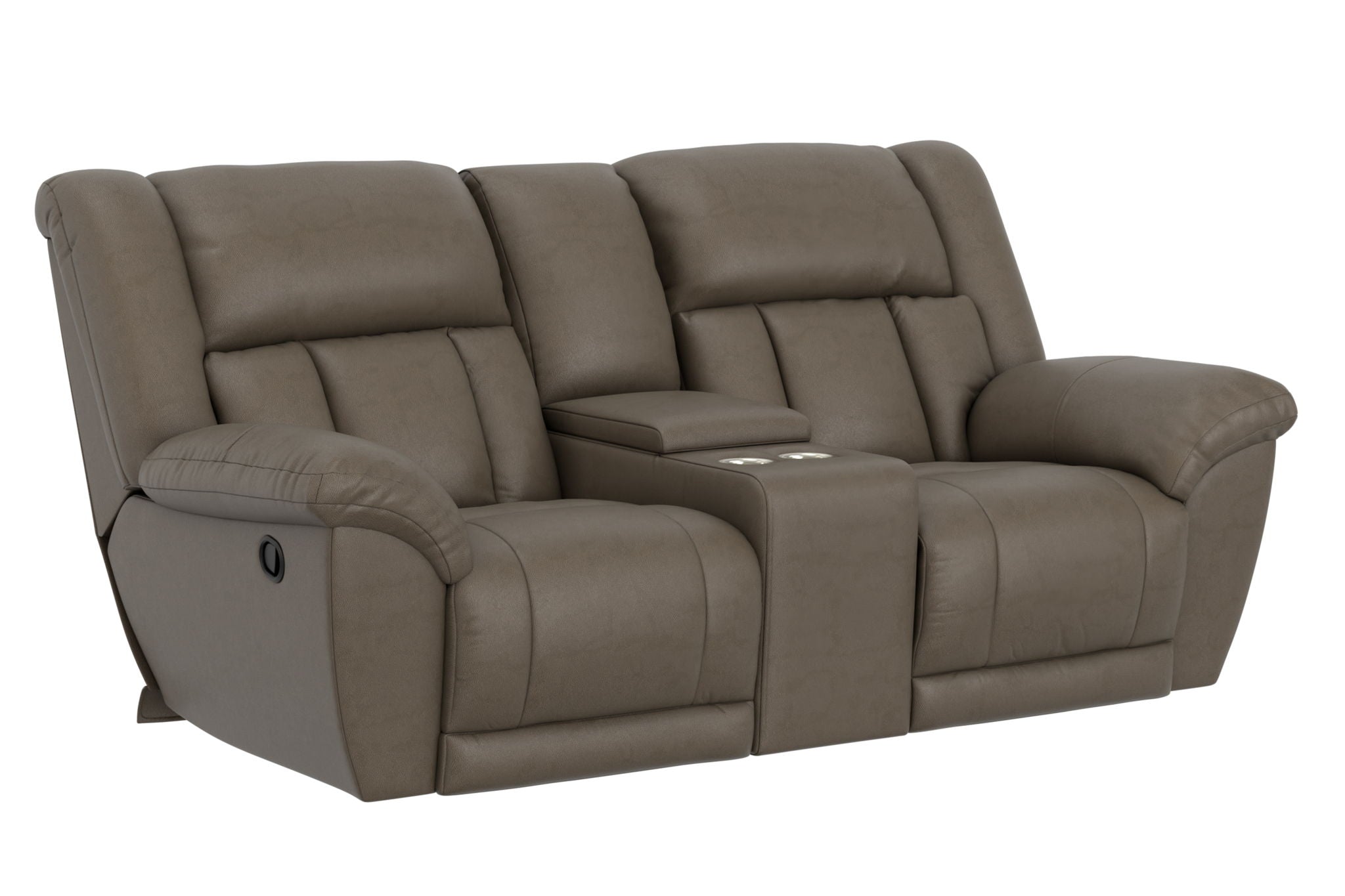 Sentinel - Lay Flat Reclining Loveseat With Extended Ottoman