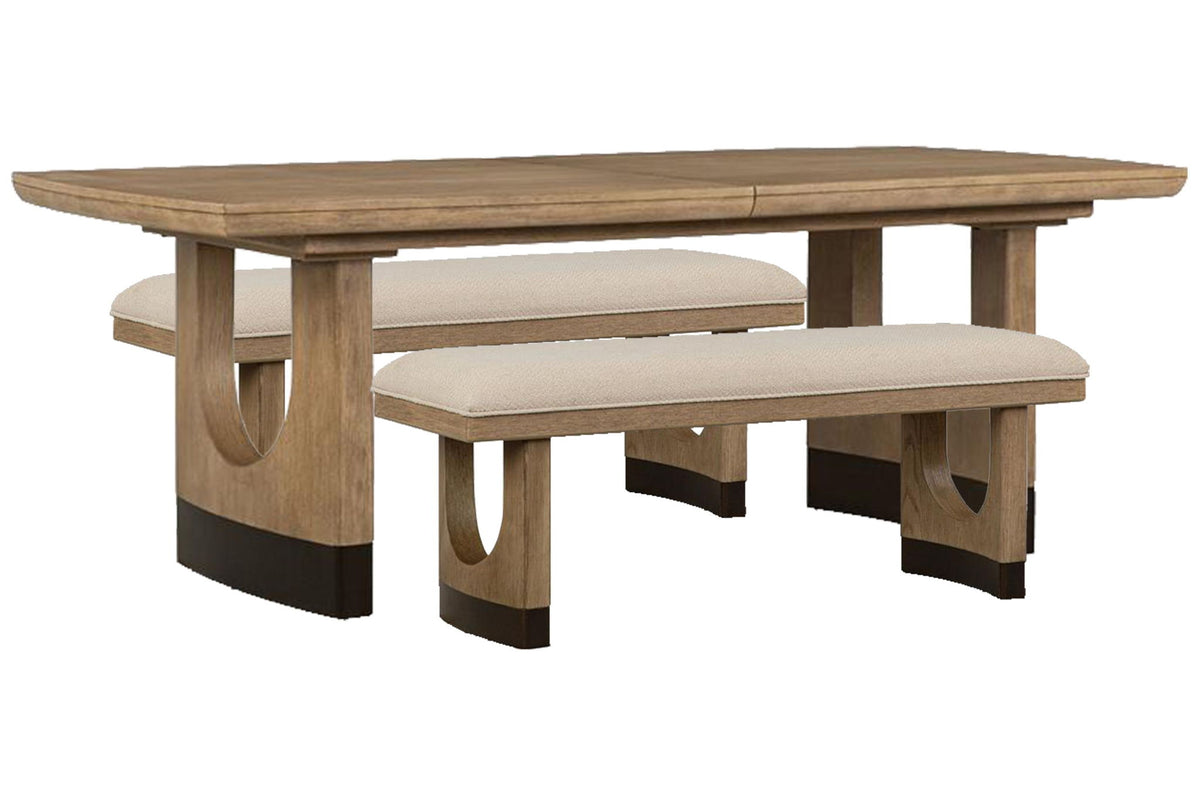 Tristan - Extendable Trestle Dining Table Set