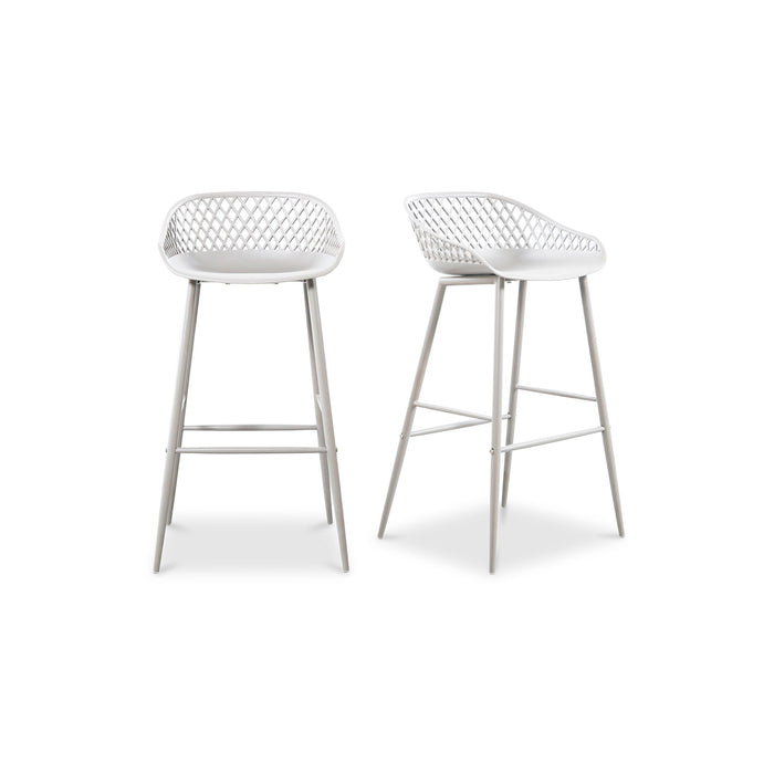 Piazza - Outdoor Barstool (Set of 2) - White