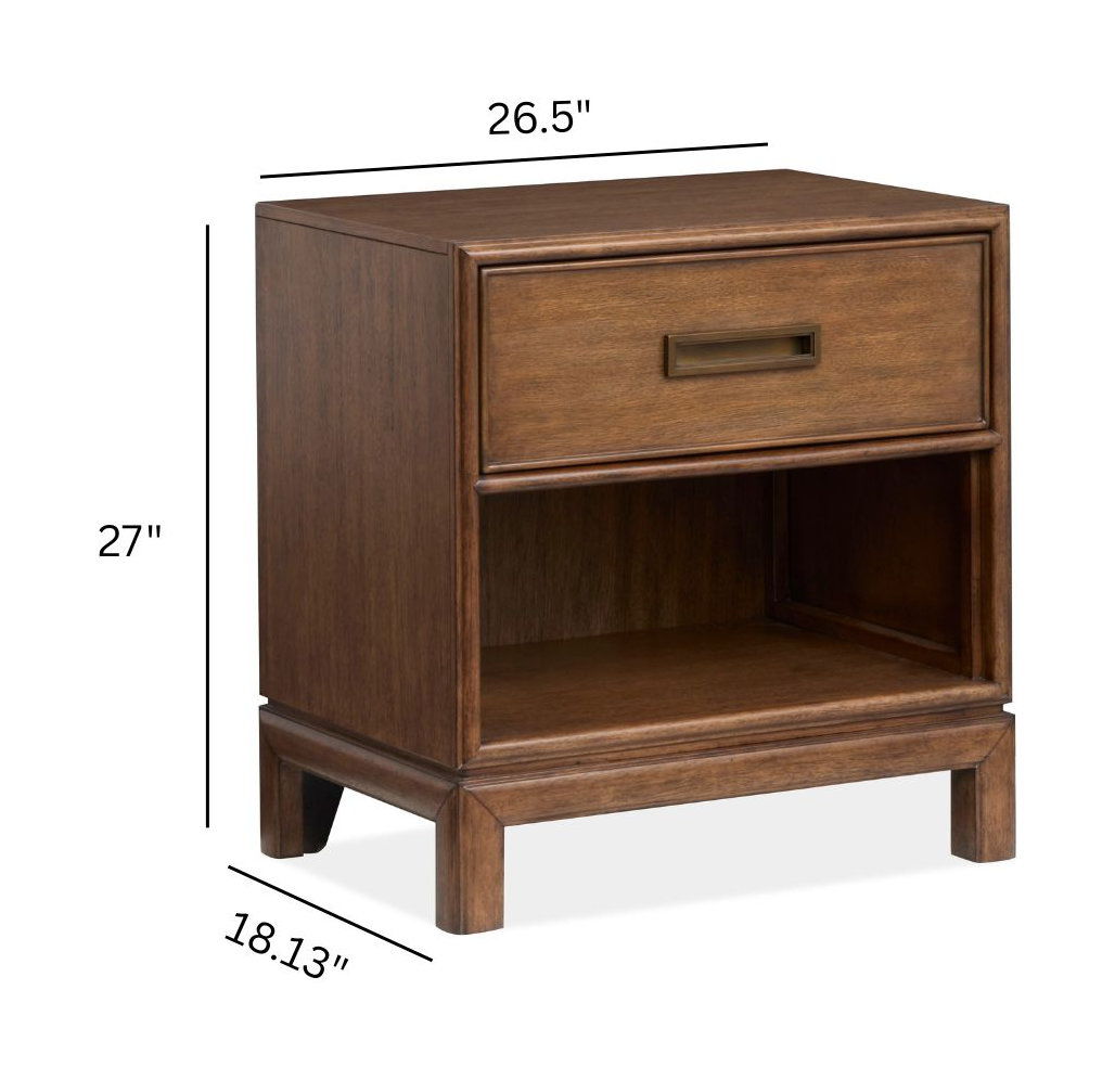 Ridgefield - Open Nightstand - Russet