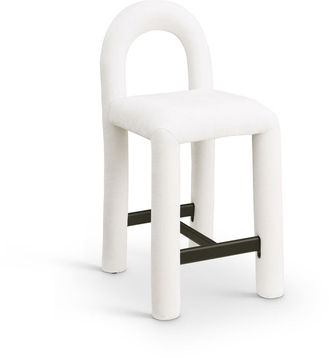 Amari - Chenille Fabric Stool