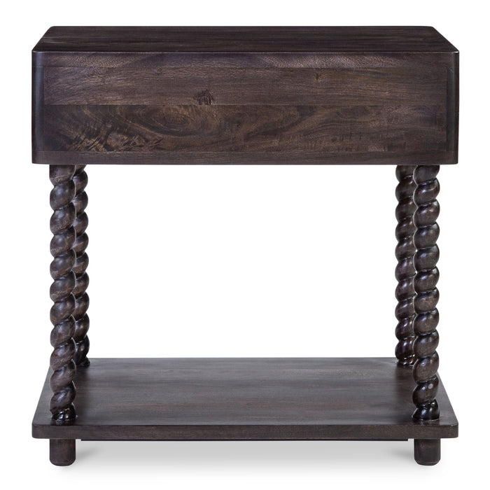Tabitha - Nightstand - Dark Brown
