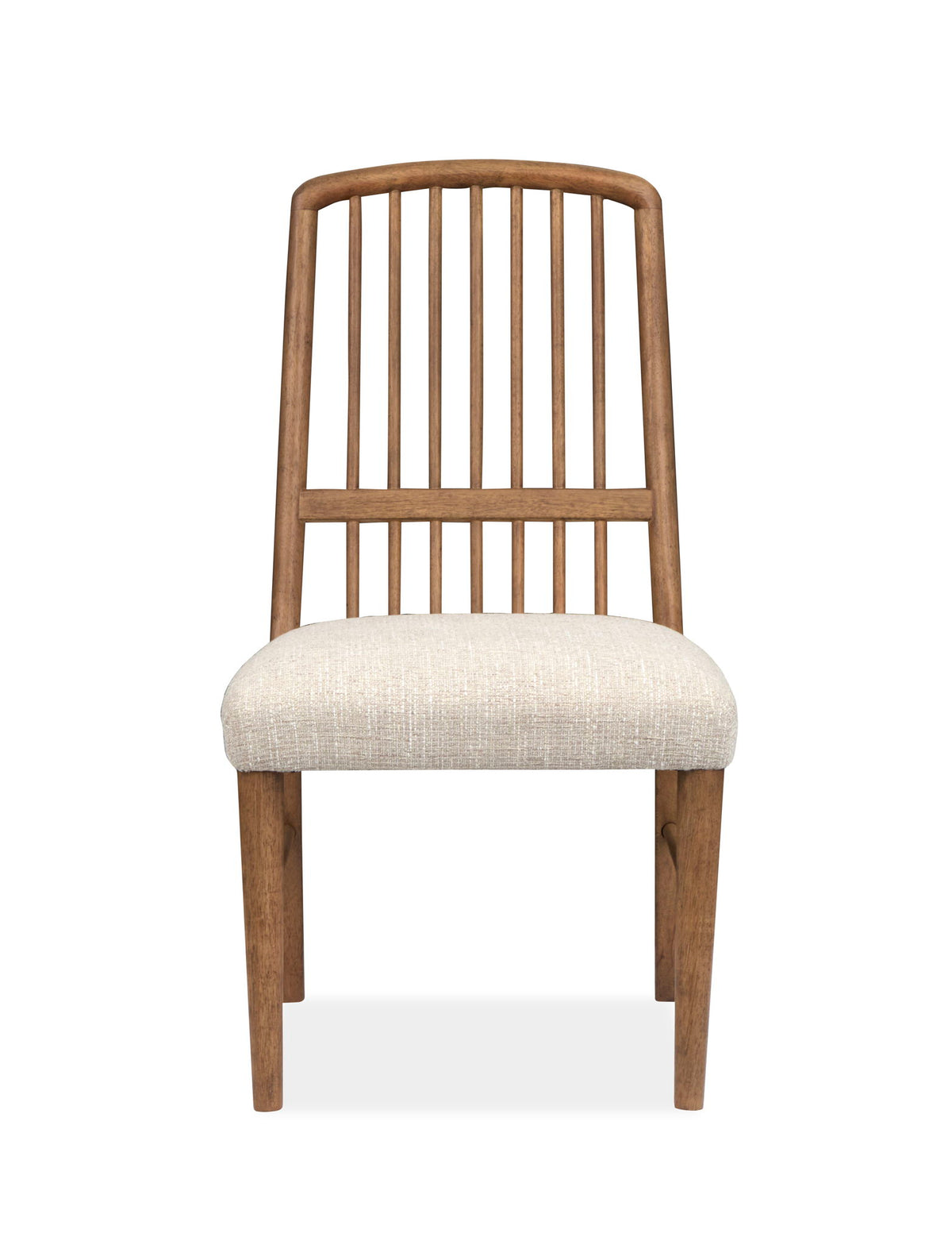 Woodward - Wood Slat Back Side Chair (Set of 2) - Dark Clove / White