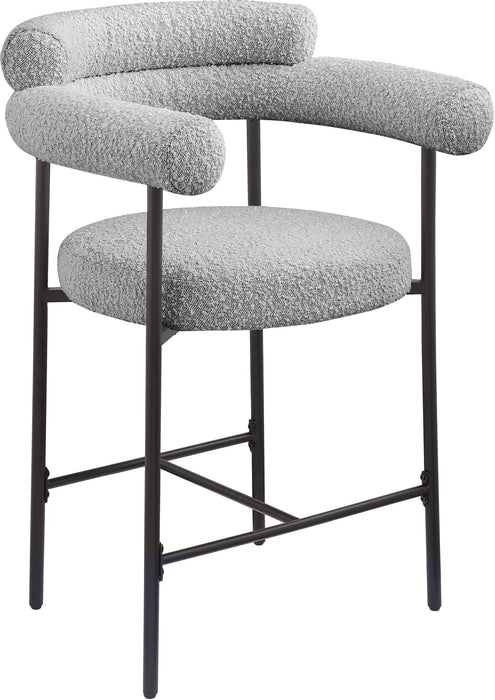Blake - Counter Stool With Black Base (Set of 2)