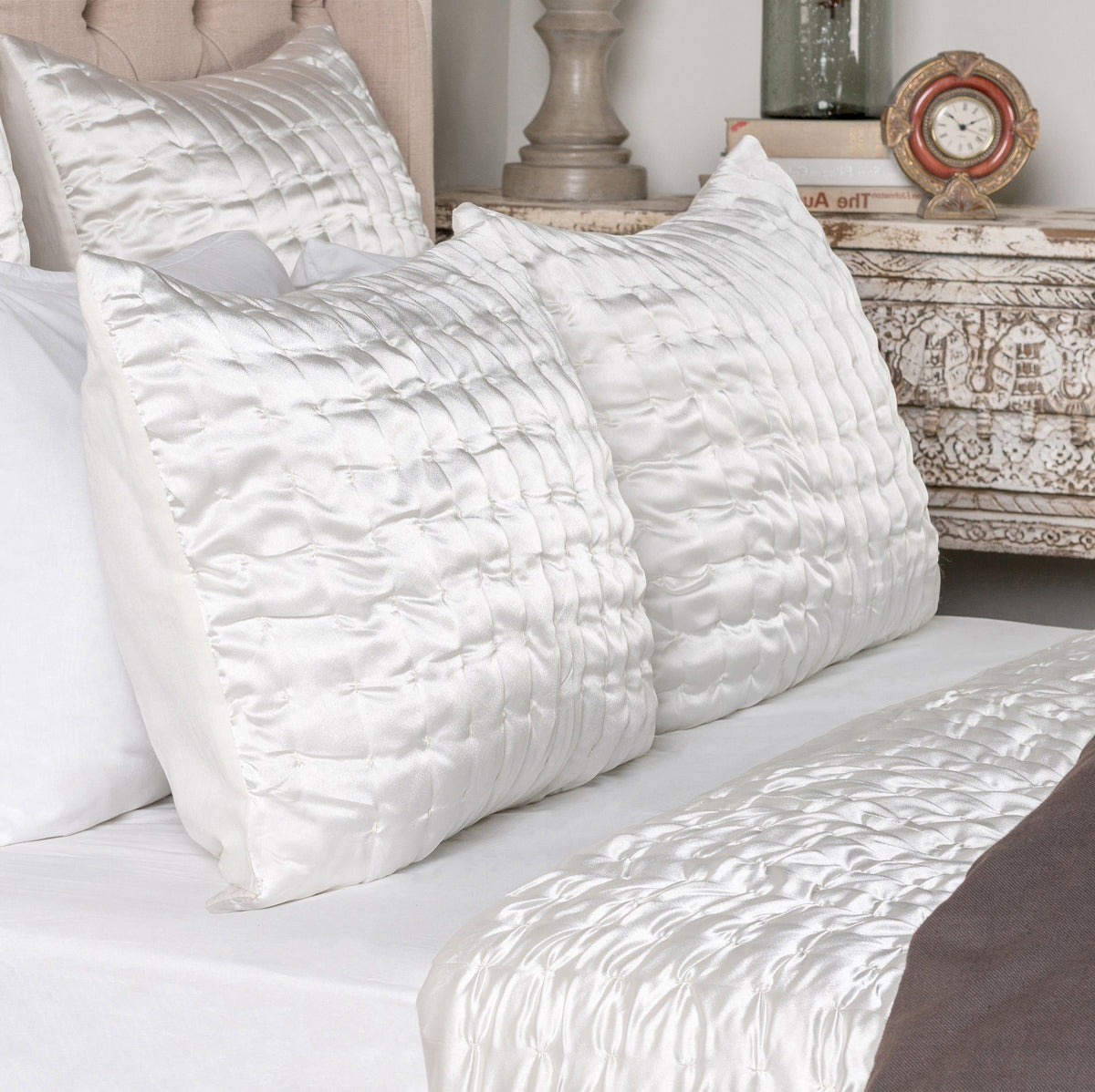 Aura - Euro Sham - Ivory