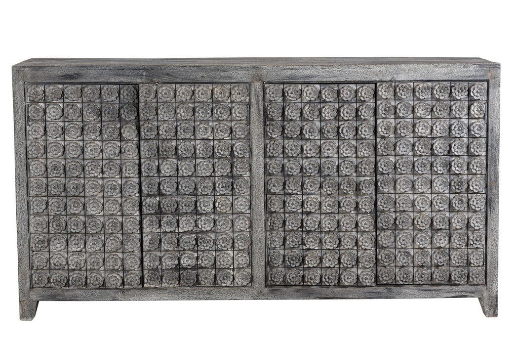 4 Door Sideboard - Gray