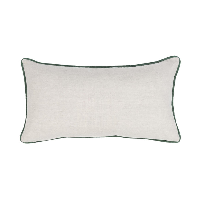 Novel Estate - 14" x 26" NV Belcourt Floral Pillow - Natural / Blue