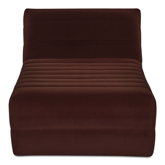 Verity - Chaise - Dark Brown