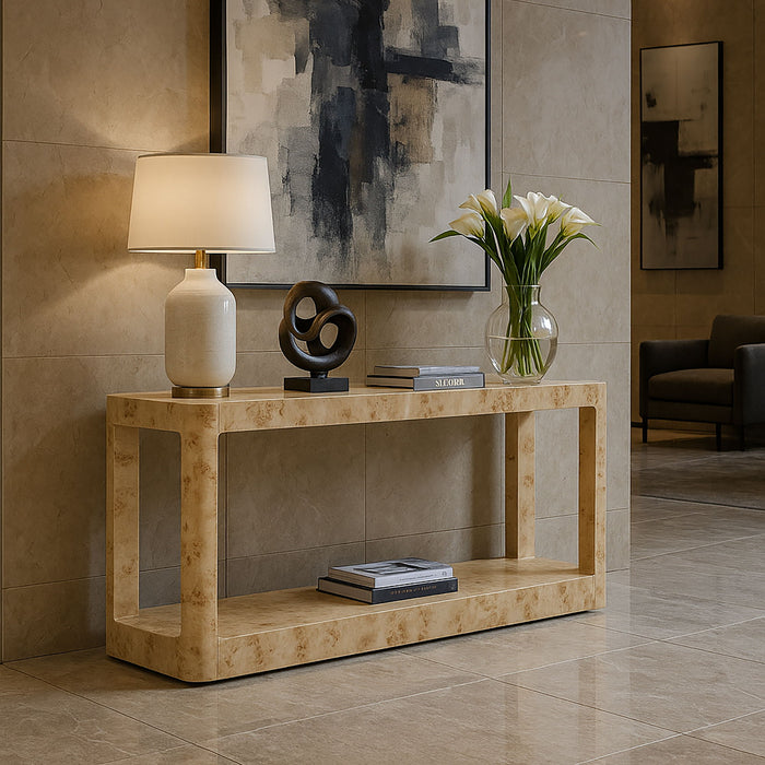 Reeves - Burl Wood Table