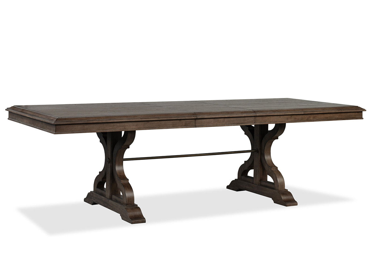 Jubilee - Extendable Trestle Dining Table - Brown