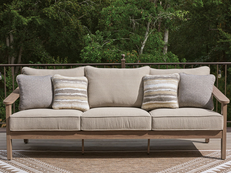 Harmony Headlands - Sofa With Cushion - Natural / Gray