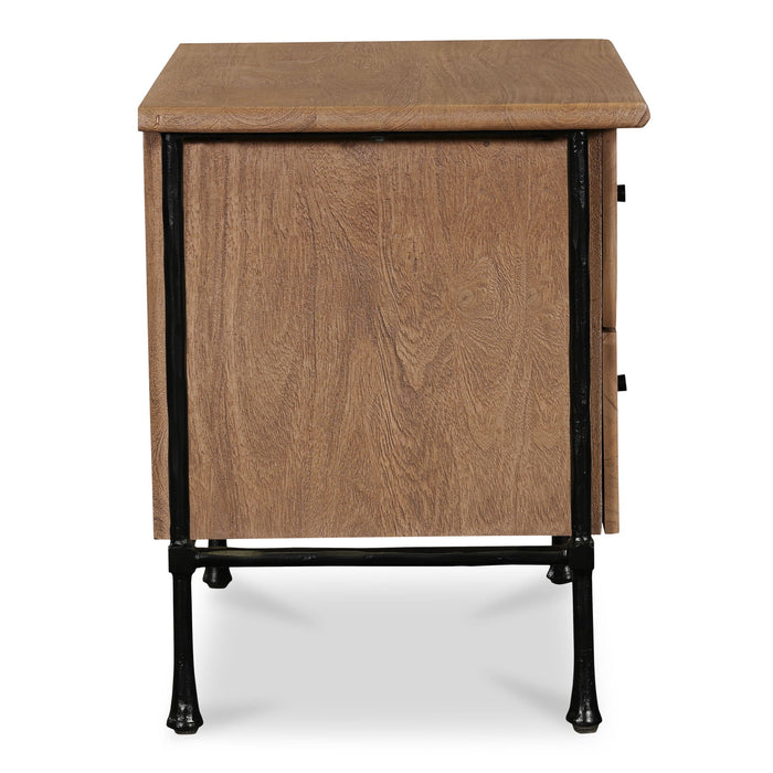 Rene - Accent Nightstand - Light Brown