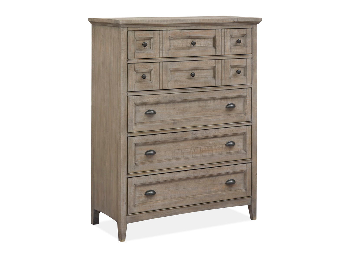 Paxton Place - Wood Drawer Chest - Dove Tail Gray