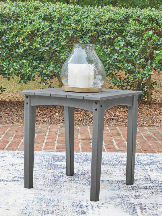 Cove Beach - Square End Table - Gray