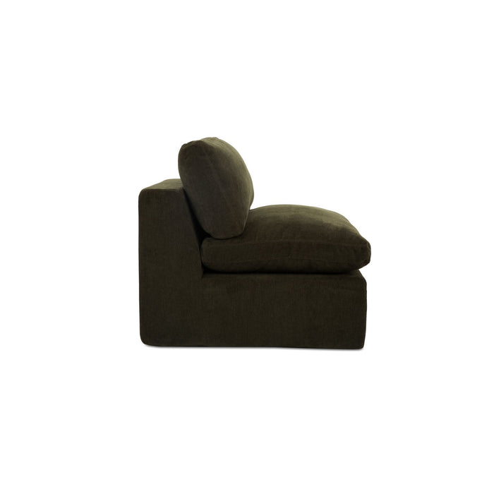 Cates - Slipper Chair - Dark Green