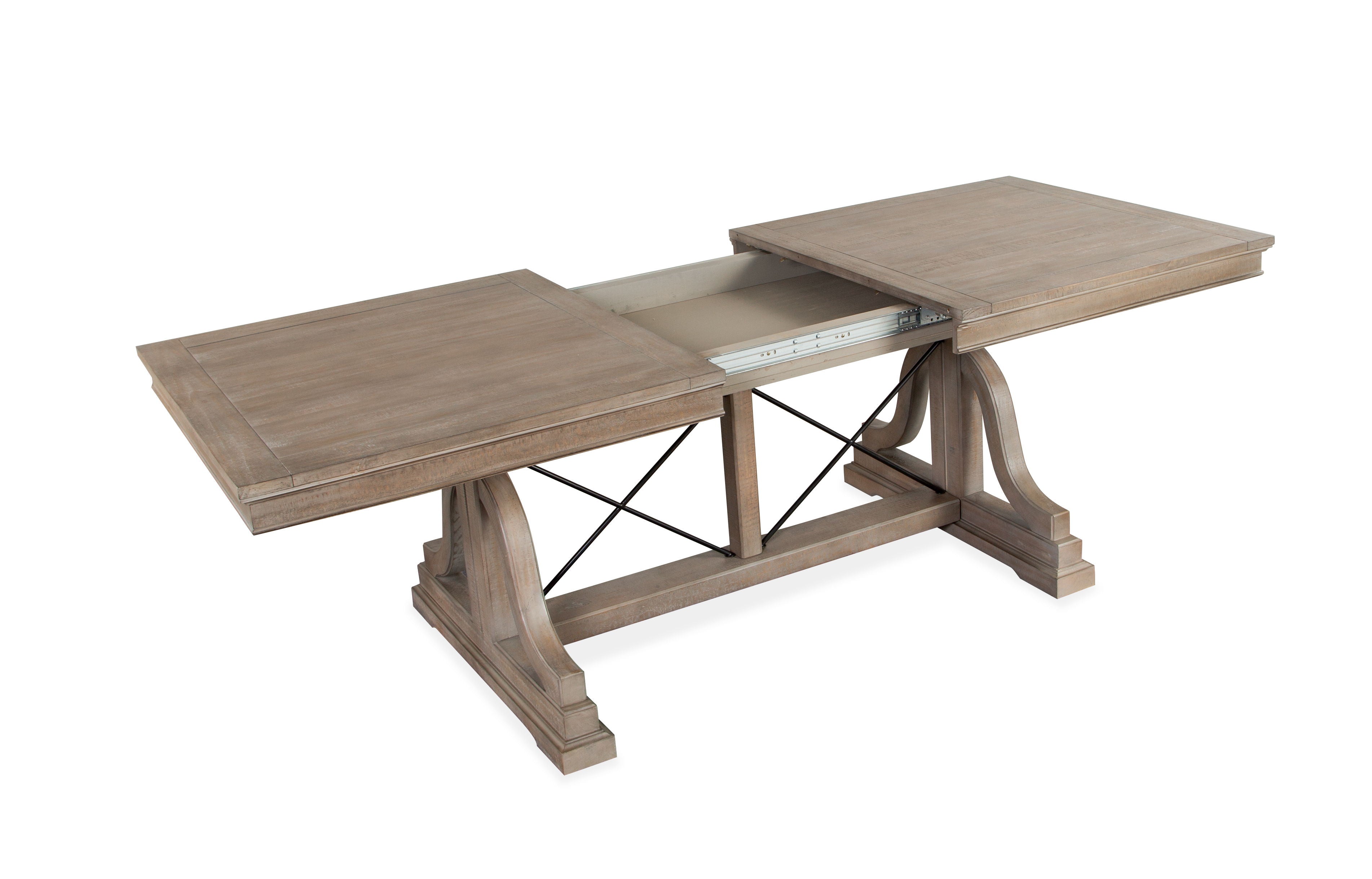 Paxton Place - Trestle Dining Table - Dovetail Gray