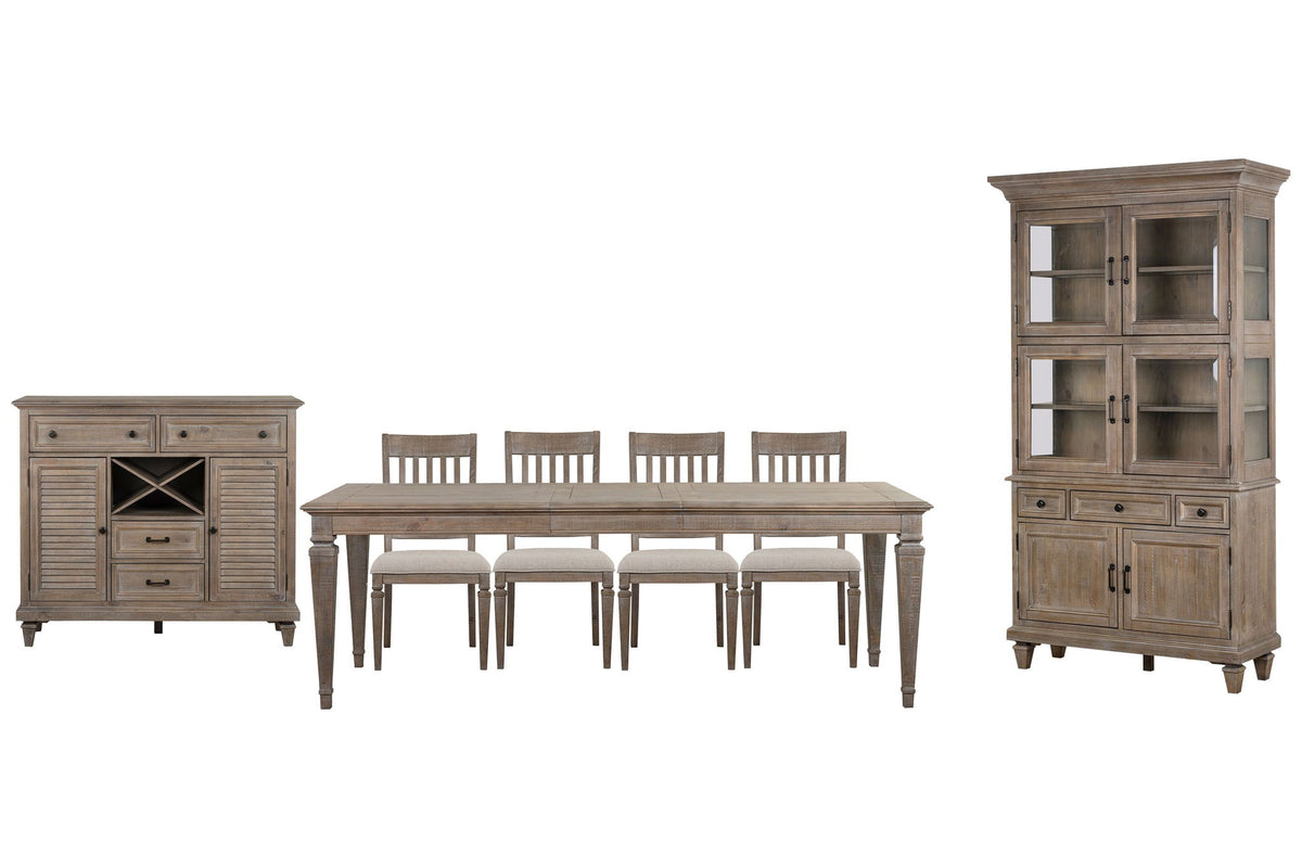 Lancaster - 7 Piece Extendable Rectangular Dining Table Set