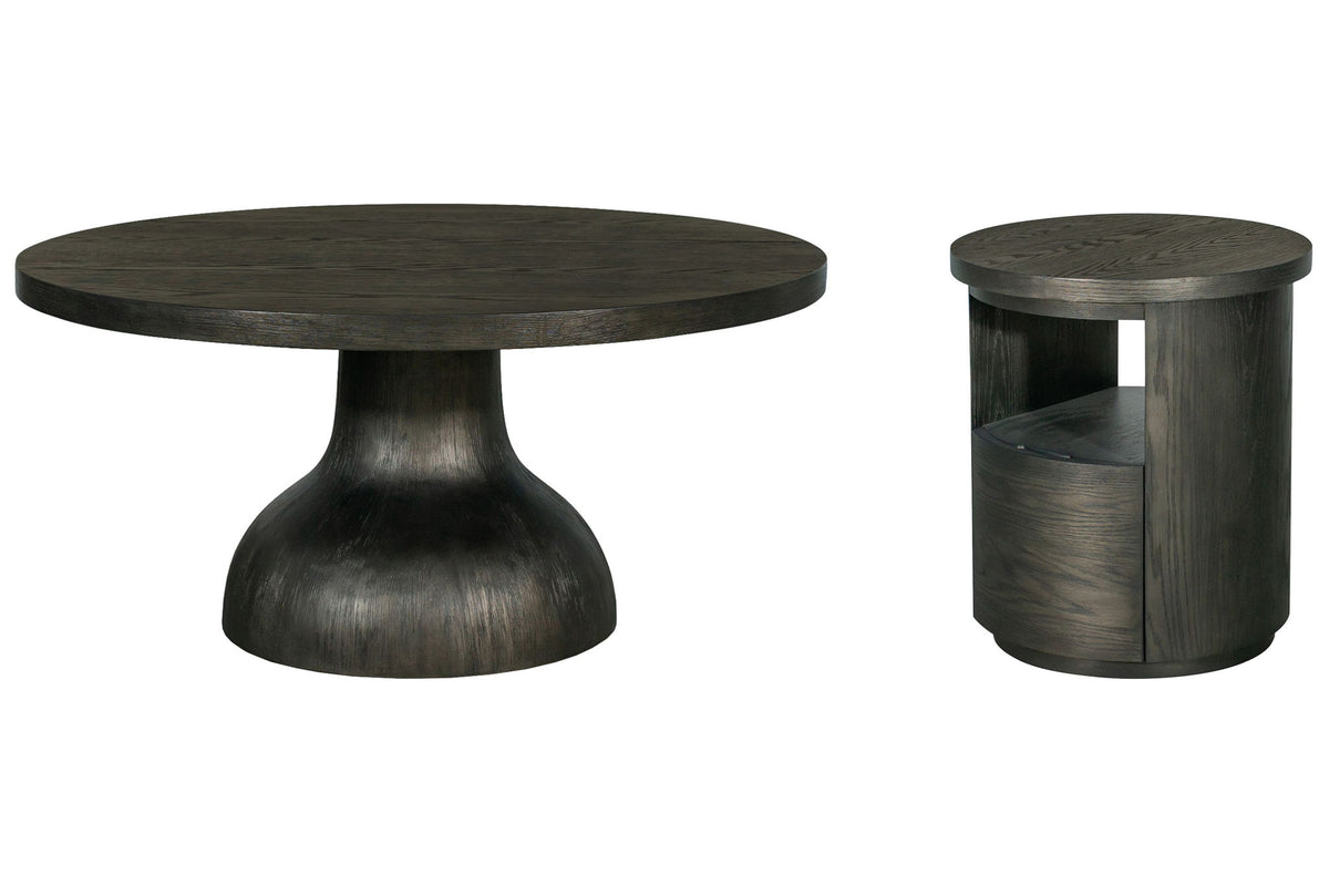Bosley - Round Cocktail Table Set