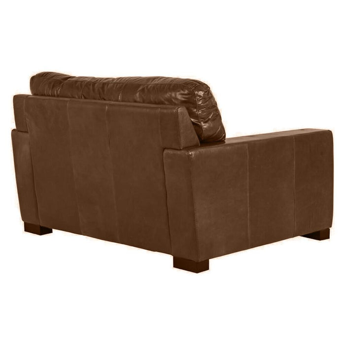 Beckham Chestnut Leather Maxi Chair