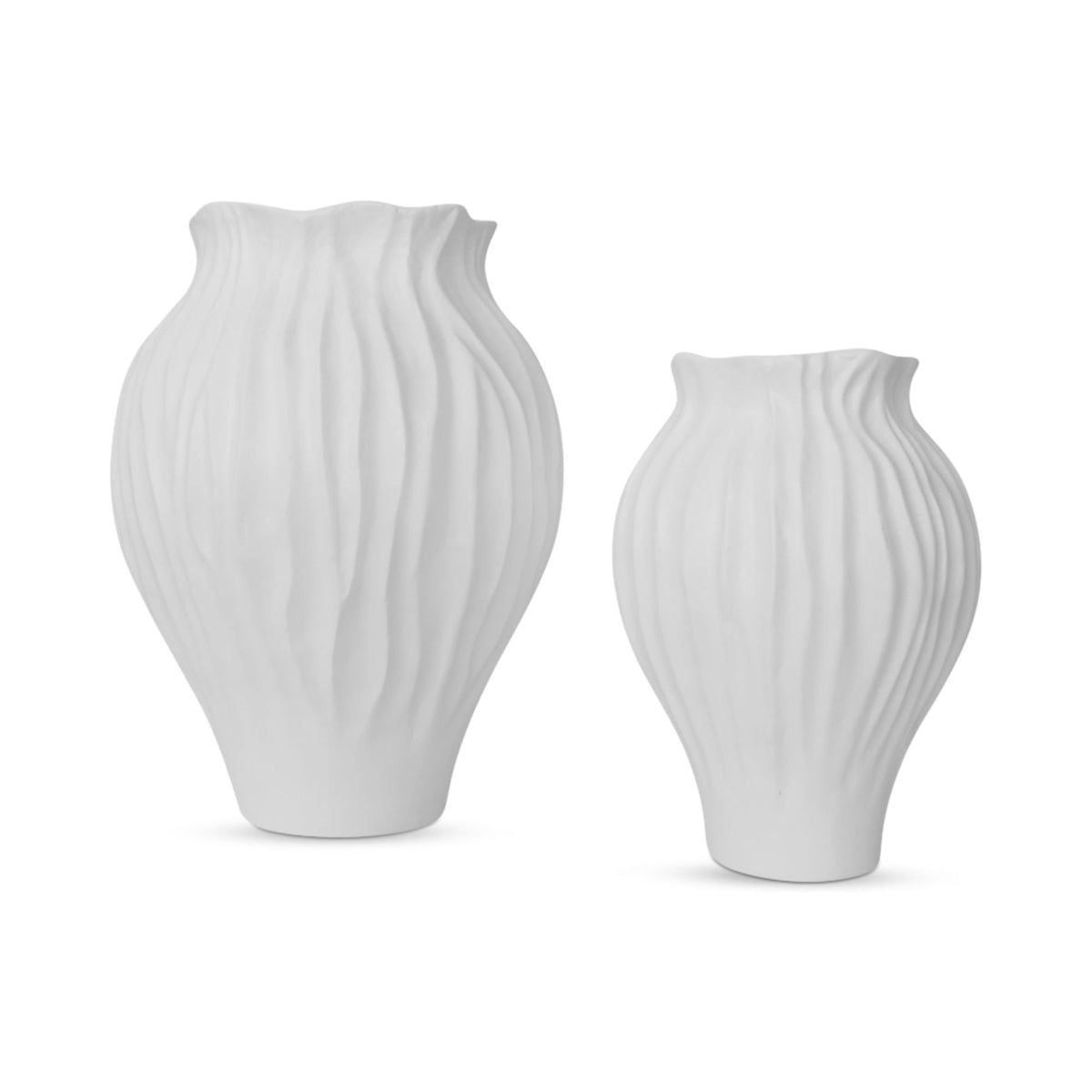 Adria - 14" Vessel - White