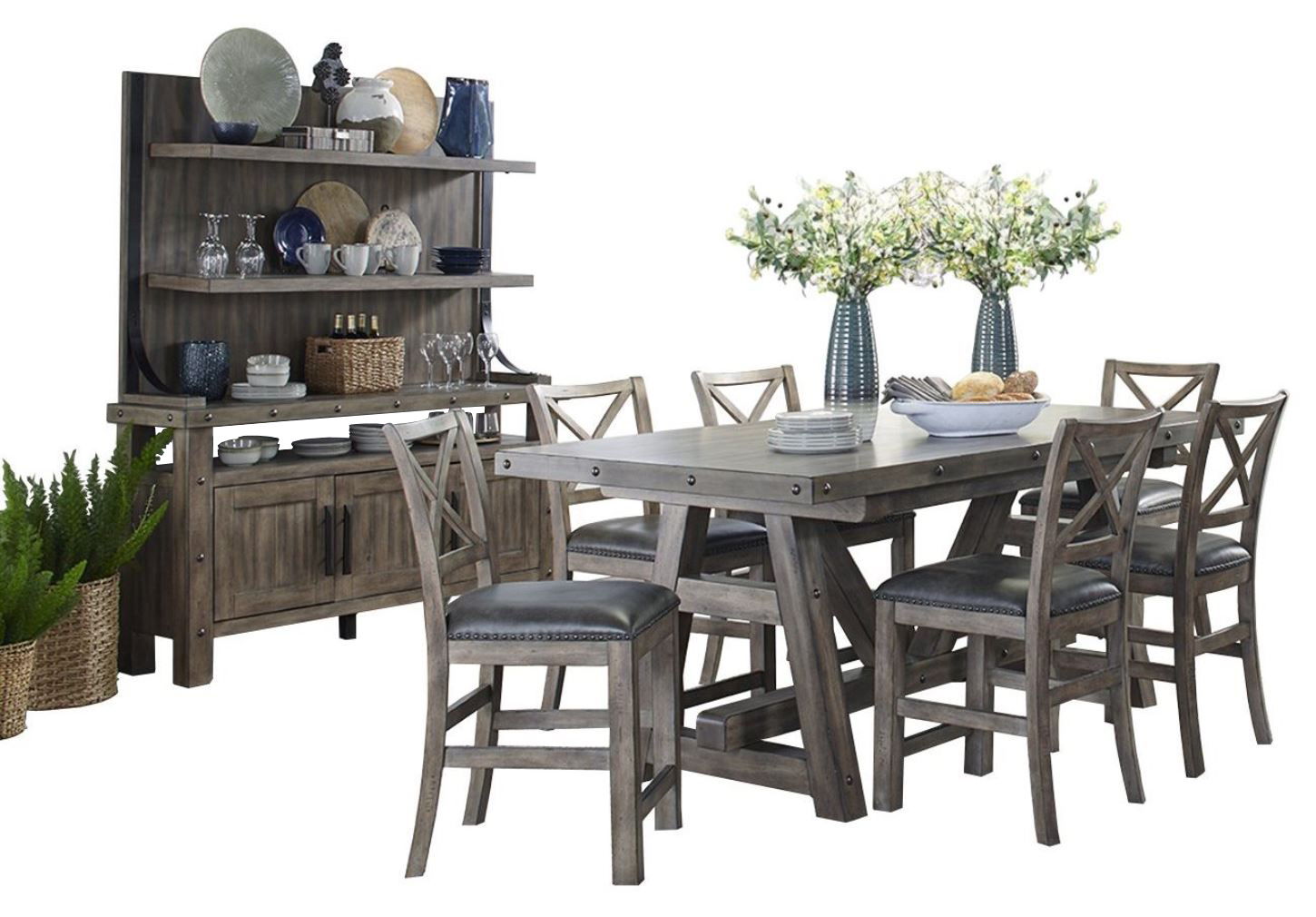 Lodge Dining - Counter Height Dining Set