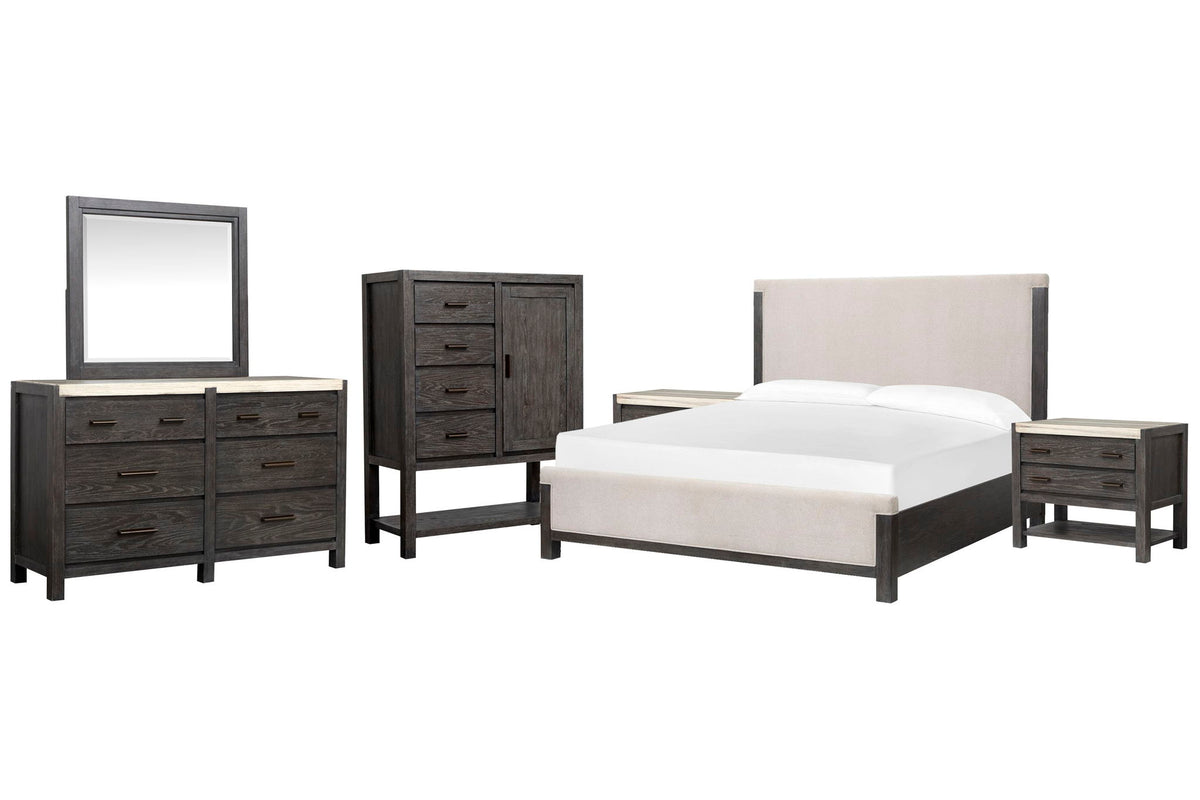 Plum Creek - Upholstered Panel Bedroom Set