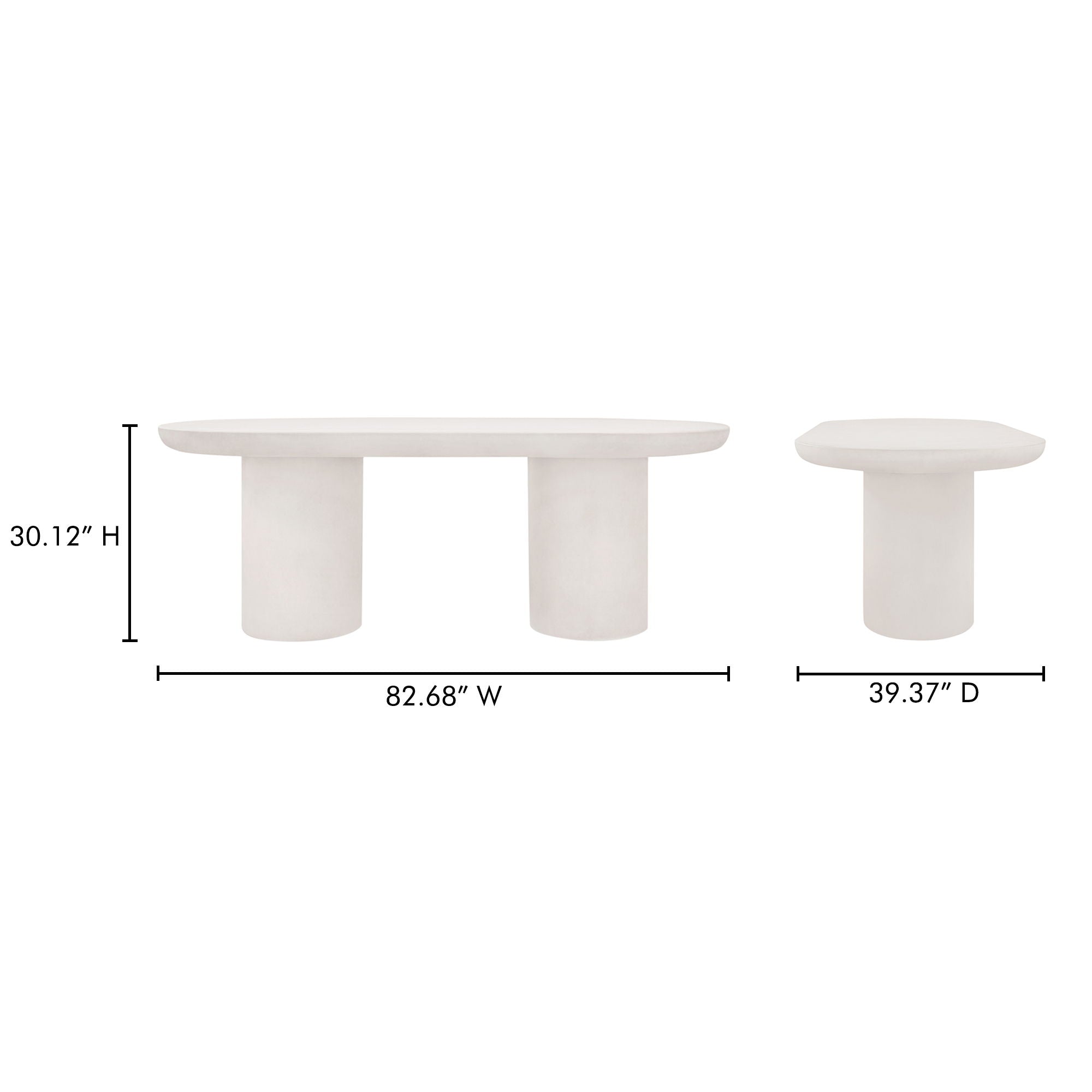 Rocca - Dining Table - Cream