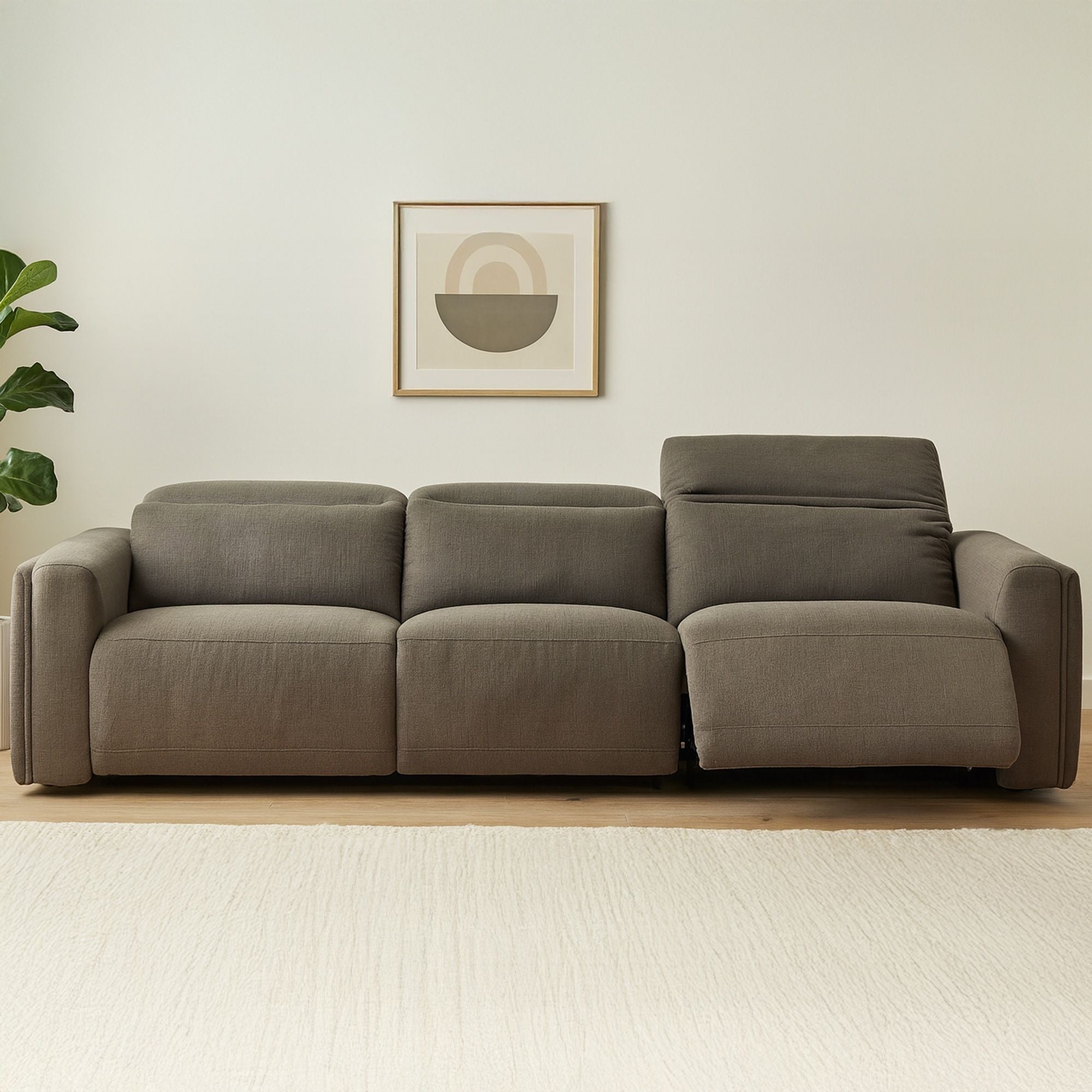 Wilder - Power Recliner Sofa - Soft Taupe / Tan