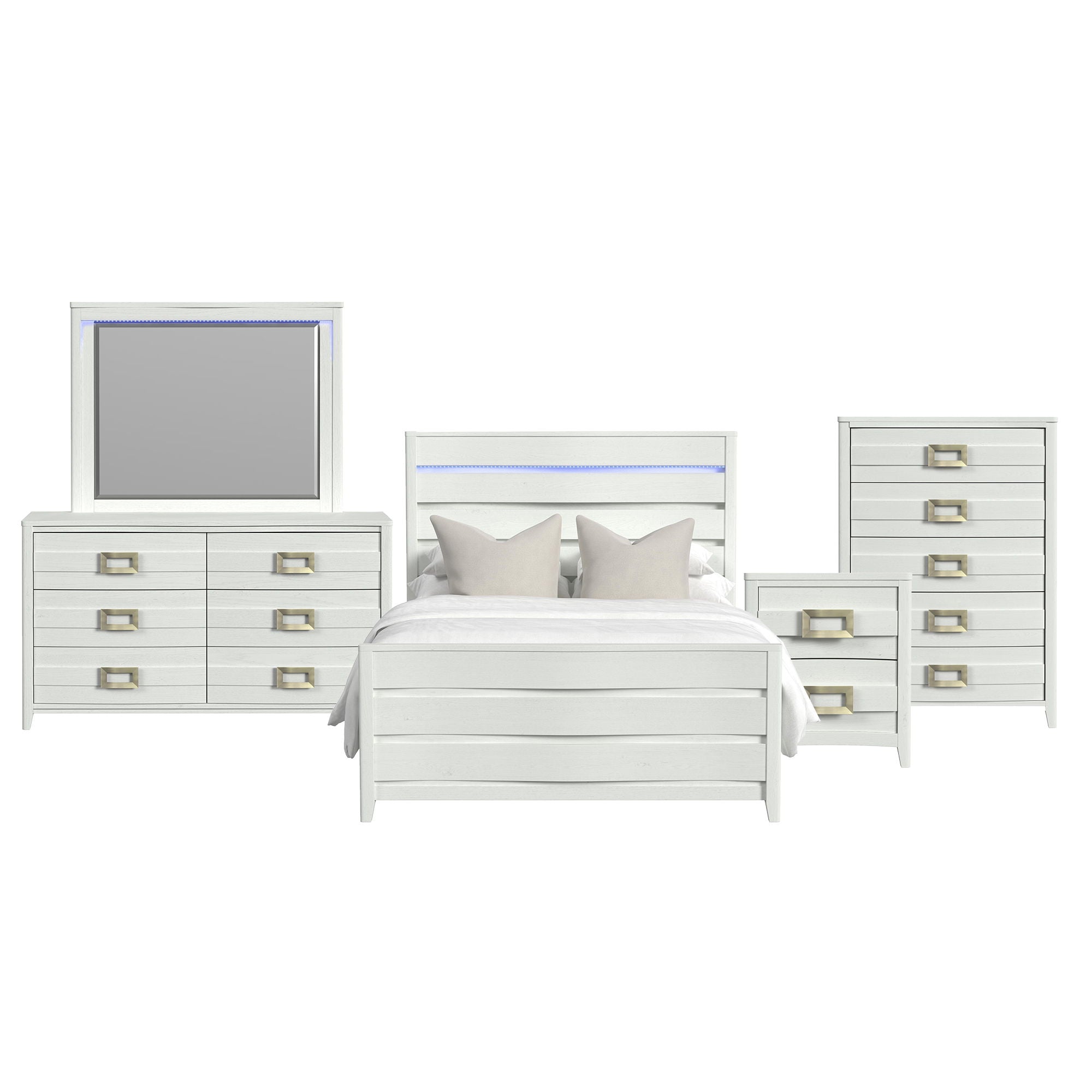 Tobias - Bedroom Set With LED