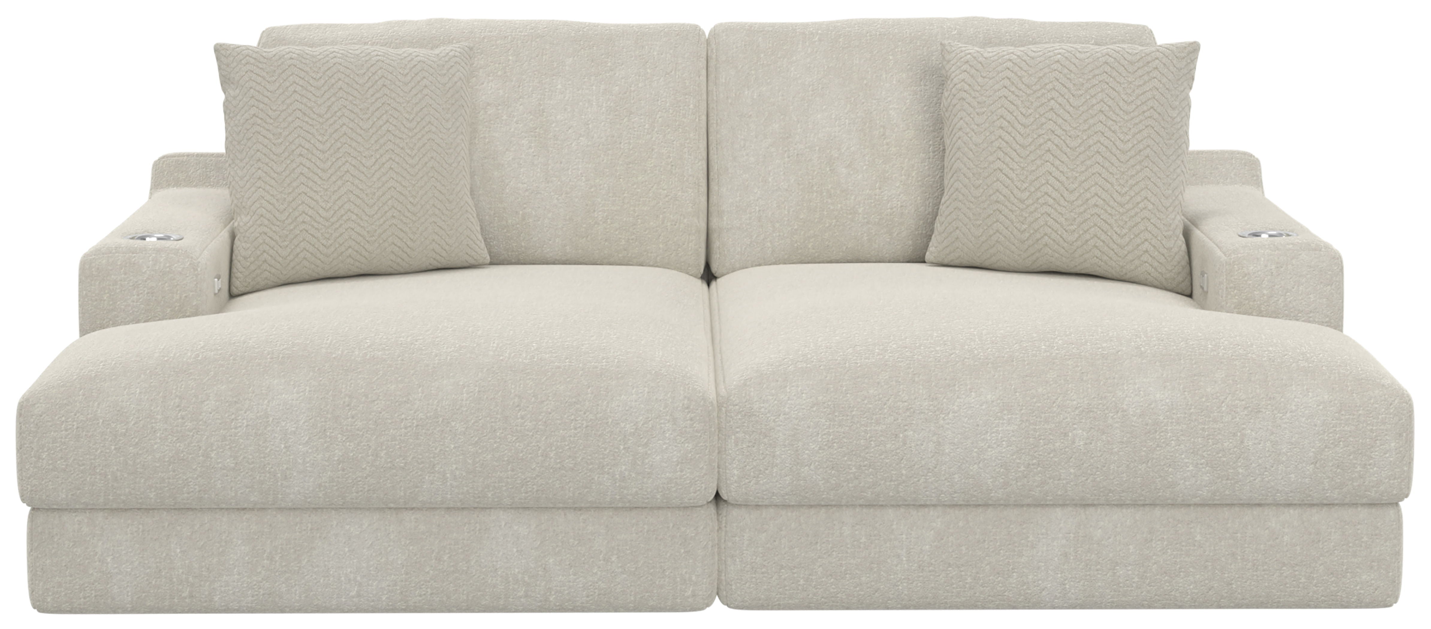 Cozy - 2 Piece Double Wide Chaise With USB Charging Ports
