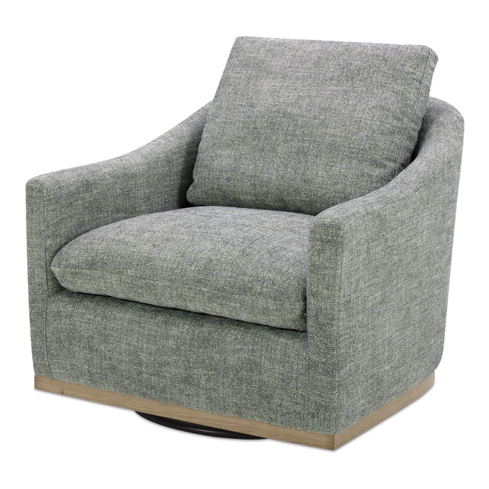 Linden - Swivel Chair - Slated Moss