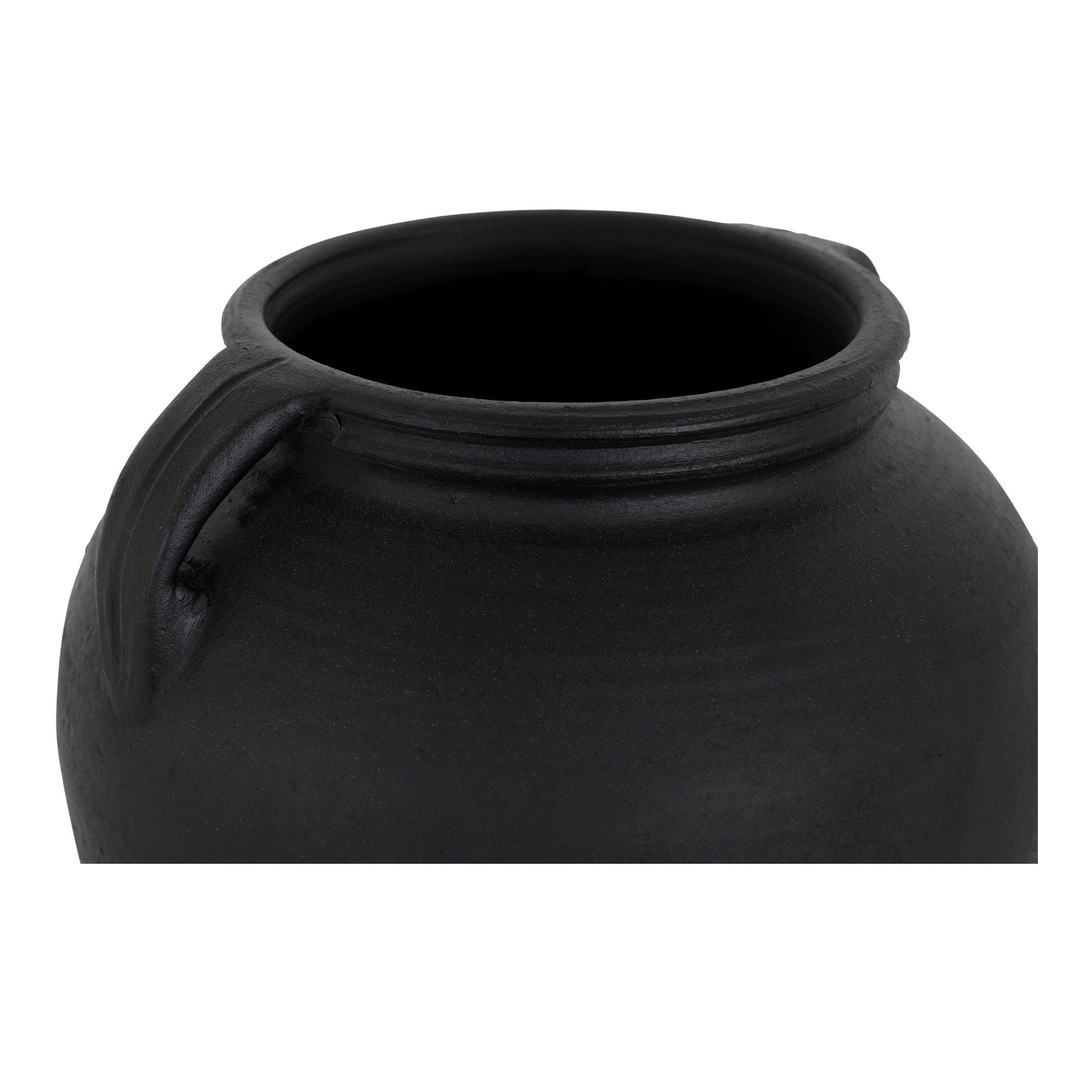 Jovi - Terracotta Vase - Black