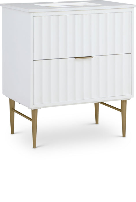 Modernist - Bathroom Vanity With Gold Legs