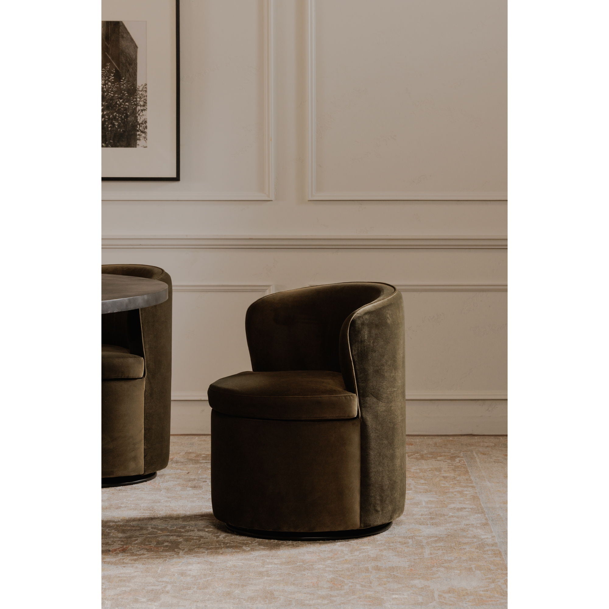 Dane - Swivel Chair - Green