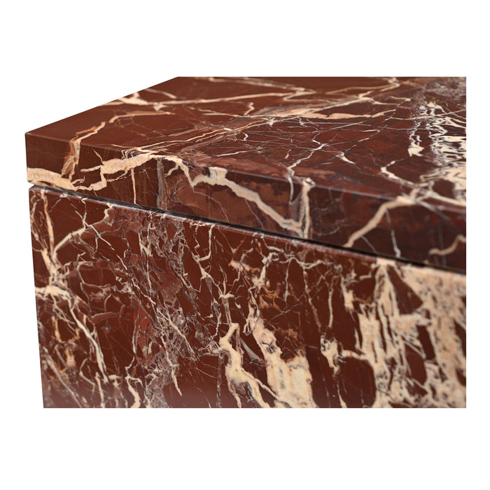 Rosa - Accent Table - Rosso Levanto Marble