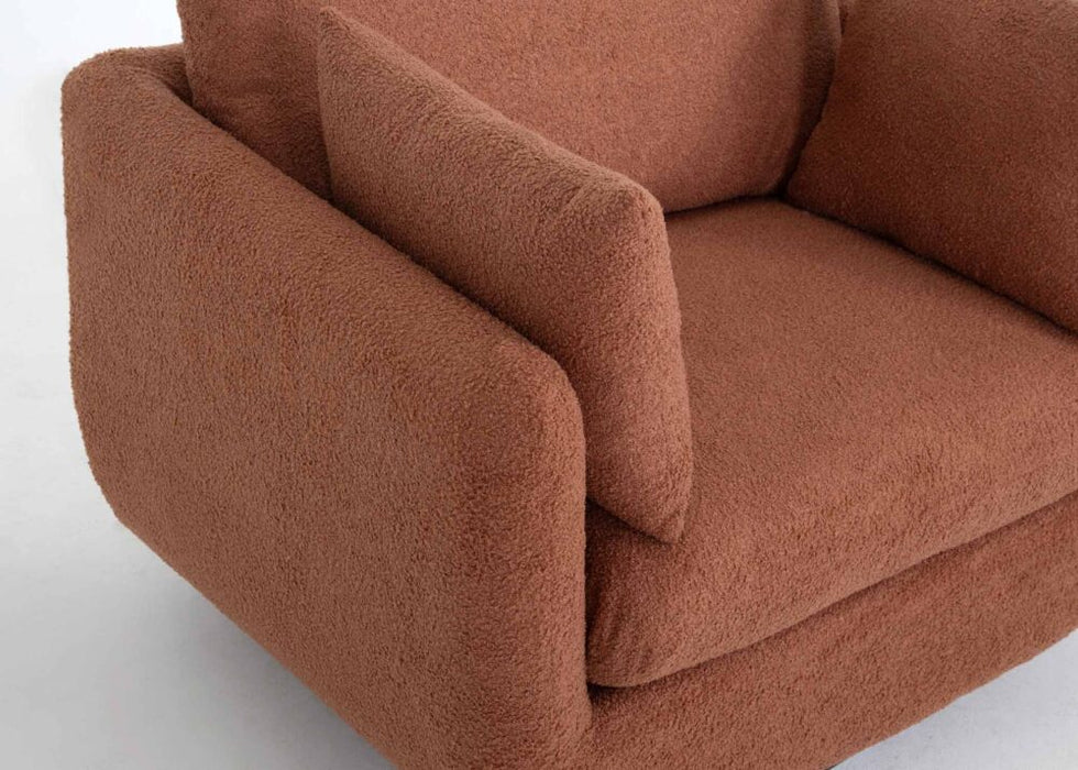 Santina Copper Swivel Chair