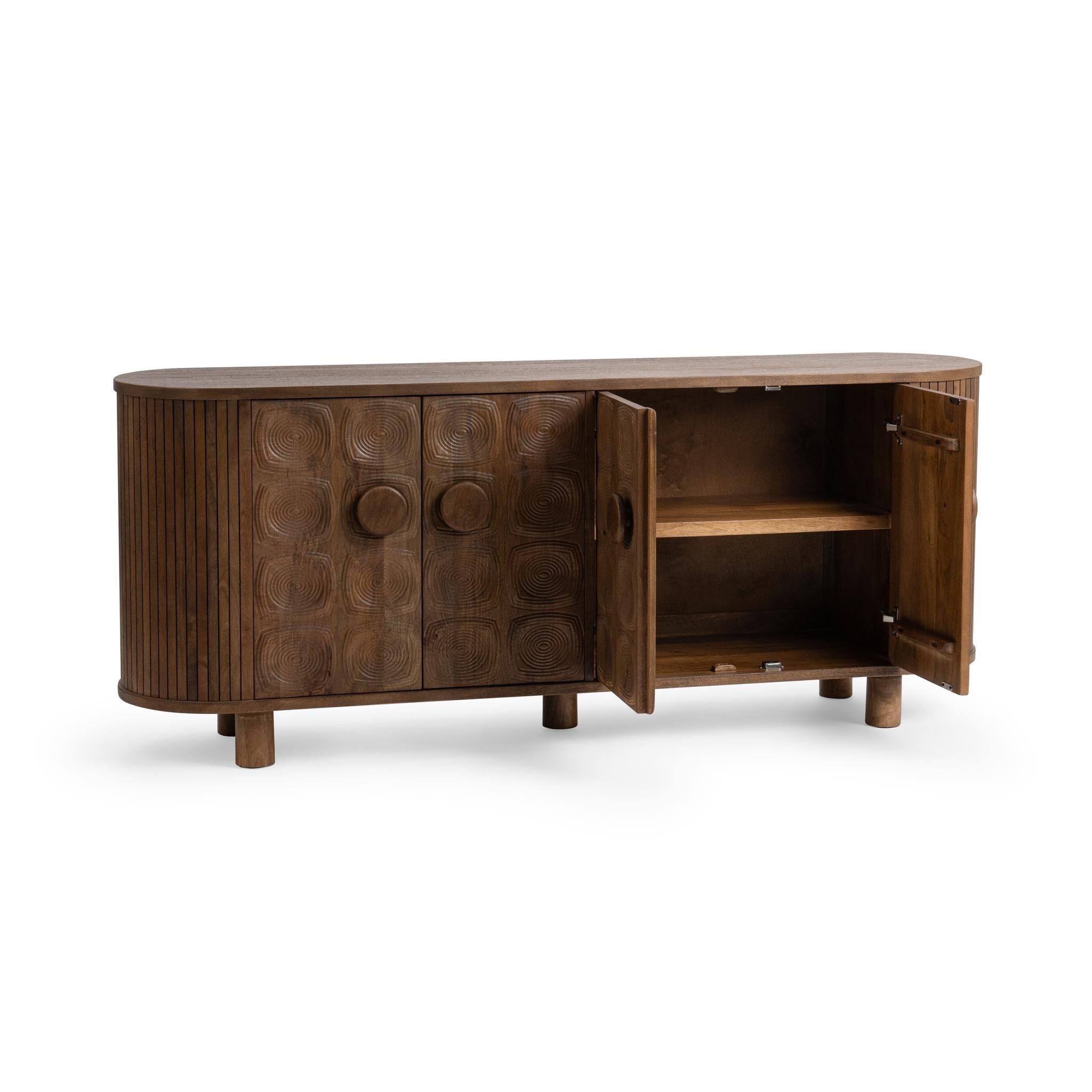 Lyle - 4 Dorr Cabinet - Artisan Brown