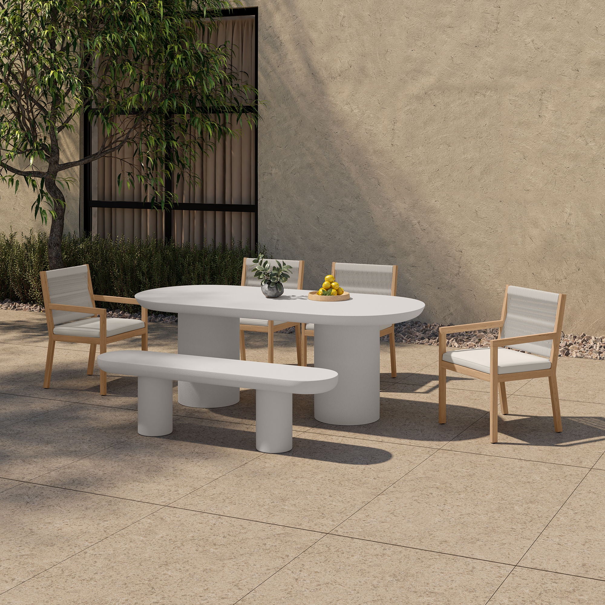 Rocca - Dining Table - Cream