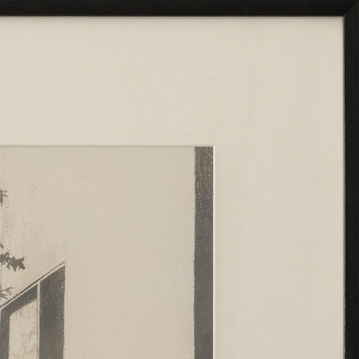 Retreat - Framed Print - Gray