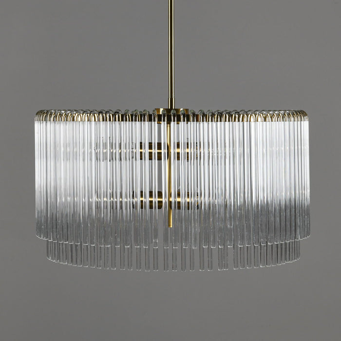 Maeve - Chandelier - Crystal/Brass