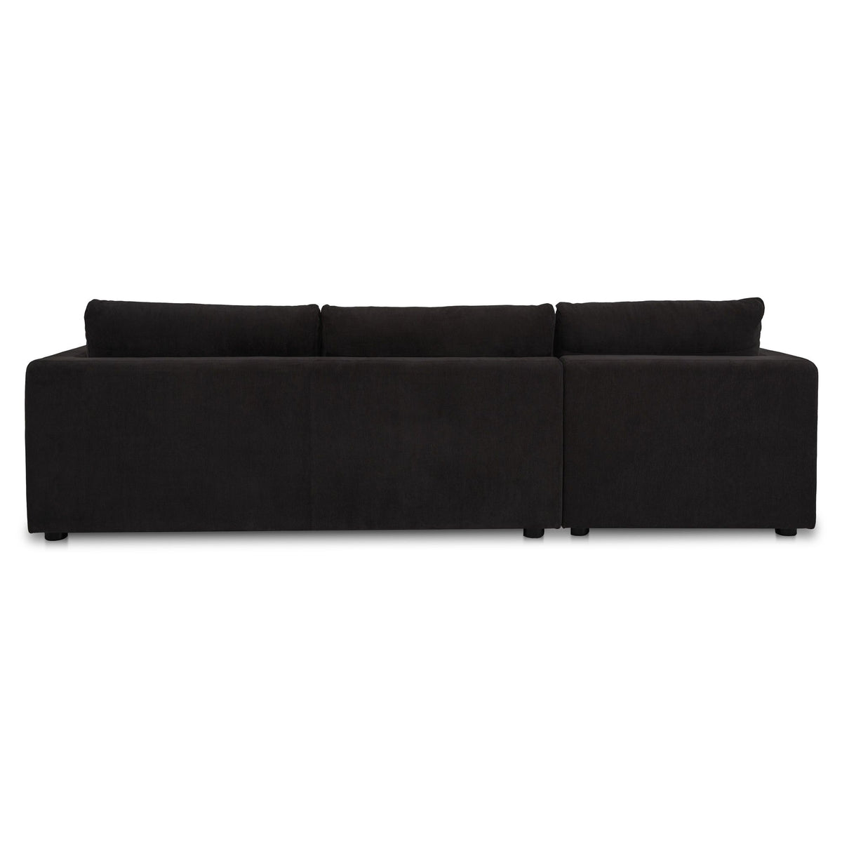 Burrow - Sleeper Sectional With Left Storage Chaise - Black