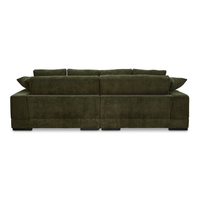 Plunge - Sectional - Dark Green