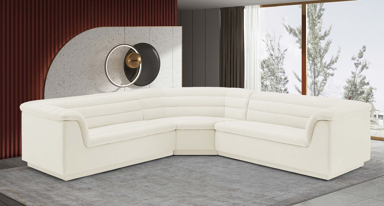 Cascade - Velvet Modular Sectional