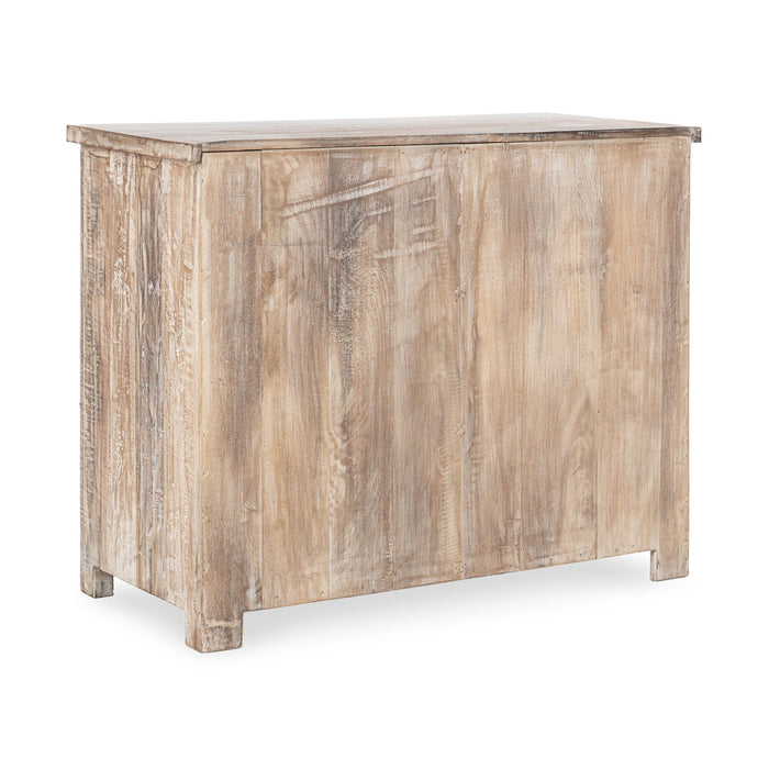 Baltim - 3 Drawer Print Block Dresser - Butterwood Blend